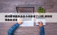 绵阳疫情最新消息今天新增了15例 绵阳疫情最新消息