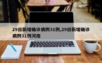 29日新增确诊病例31例,29日新增确诊病例31例河南