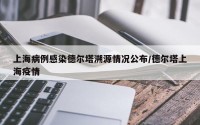 上海病例感染德尔塔溯源情况公布/德尔塔上海疫情