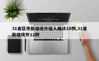31省区市新增境外输入确诊10例,31省新增境外12例