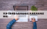 天津一地调整为高风险地区(天津高风险地区降级)